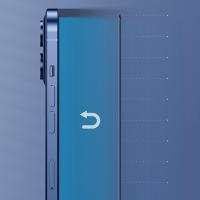 Baseus İPhone 12 Pro Max 6.7 Ekran Koruyucu 0.3MM Full Anti Blue Light Tempered Cam Ekran Koruyucu 2