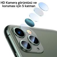 Baseus iPhone 11 Pro Max Temperli Kamera Lens Koruma Camı (2'li)