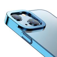 Baseus Glitter iPhone 13 6.1 Renkli Kenar Şeffaf Silikon Kılıf 