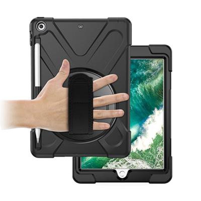 iPad 9.7 2017-iPad 9.7 2018 Kalem Yerli Standlı Zırh Tablet Kılıfı Shockproof Case