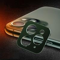 iPhone 11 Pro Max 3D Metal Kamera Lens Koruyucu Çerçeve