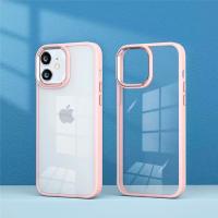 iPhone 12-12 Pro Parlak Renkli Çerçeveli Ultra Lüx Silikon Kılıf