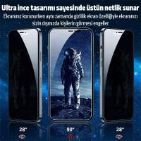iPhone 12 Mini Privacy Gizli Hayalet Tempered Cam Ekran Koruyucu