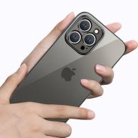 iPhone 13 6.1 Renkli Kenar Şeffaf Kamera Korumalı Silikon Kılıf