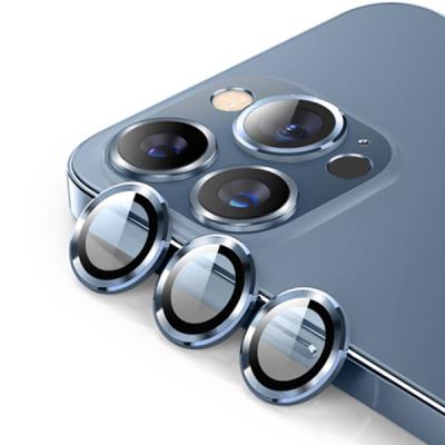 iPhone 13 Pro Max 3D Metal Çerçeveli Kamera Lens Koruyucu