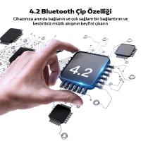 KUULAA G2 Mini Kablosuz Bluetooth 4.2 Hoparlör 3D Stereo Müzik FM TF