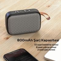 KUULAA G2 Mini Kablosuz Bluetooth 4.2 Hoparlör 3D Stereo Müzik FM TF