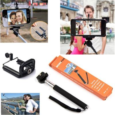 Monopod Cep Telefonu ve Kamera Selfie Çubuğu için Tripod Aparatı