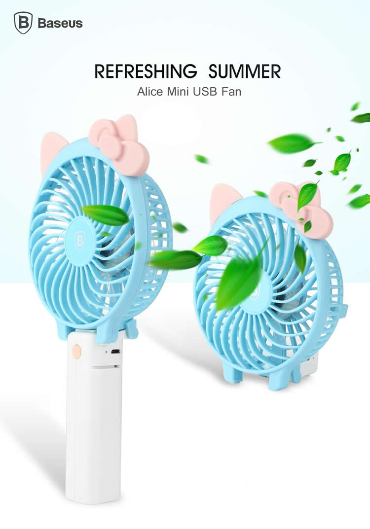 En Ucuz Baseus Portatif Mini El Vantilatörü & Masaüstü Fan Soğutucu