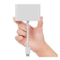 ✅ 4K Type-C HDMi Görüntü Aktarımı 3in1 Şarj USB Çıkış Dönüştürücü