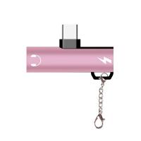 ✅ Anahtarlıklı 3.5mm Kulaklık-USB Type-C Şarj Dönüştürücü Adaptör
