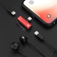✅ iPhone 2 Lightning Girişli Kulaklık Şarj Dönüştürücü Adaptör