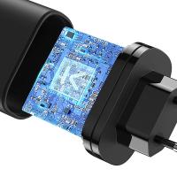 ✅ KUULAA 3 USB QC3.0+PD 30W Hızlı Şarj Dijital Ekran Şarj Başlık