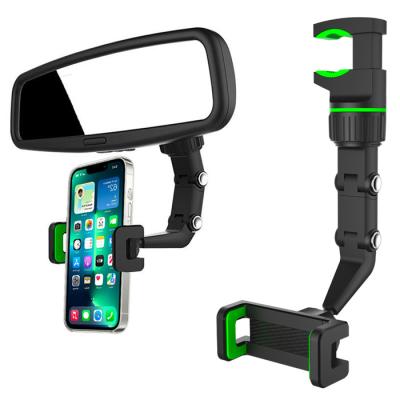360 Dönebilen Multifonksiyonel Dikiz Aynası Araç Telefon Tutucu
