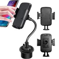 360 Döner Başlıklı Universal Oto Araç Bardak Yeri Telefon Tutucu