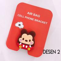 3D Sevimli Hayvan Tasarımlı Pop Soket Socket Stant Telefon Tutucu