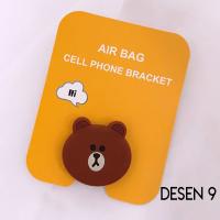 3D Sevimli Hayvan Tasarımlı Pop Soket Socket Stant Telefon Tutucu
