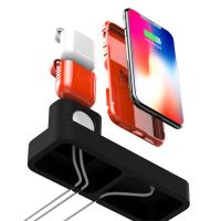 3in1 iPhone+iWatch+iPods Silikon Şarj Standı Telefon Tutucu