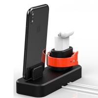 3in1 iPhone+iWatch+iPods Silikon Şarj Standı Telefon Tutucu