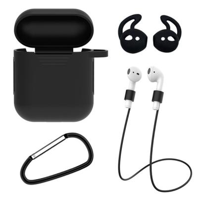4lüAirPod Kılıf+Kulaklık Askısı+Kulaklık Silikonu+Anahtarlık