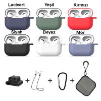 5in1 AirPods Pro Kulaklık Kılıfı Kulaklık Koruma Full Çanta Seti