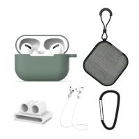 5in1 AirPods Pro Kulaklık Kılıfı Kulaklık Koruma Full Çanta Seti