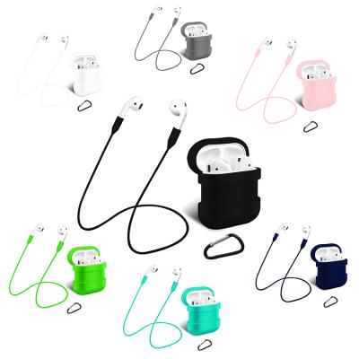 Airpods İçin Renkli Strap Kulaklık Askısı Darbe Emici Silikon Kılıf