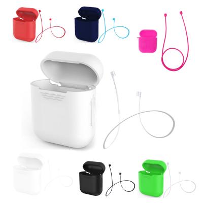 Ally Apple Airpods İçin Renkli Strap Kulaklık Askısı+ Silikon Kılıf