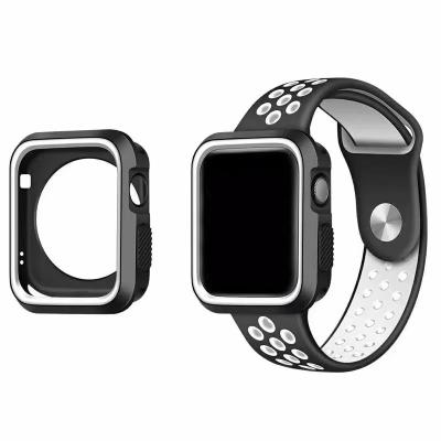 Ally Apple Watch İçin 38mm 2,3 Nike Style Çift Renk Silikon Kılıf