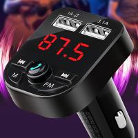 Ally Araç Fm Transmitter Bluetooth 5.0 Usb Mp3 Sd Kart Çakmaklık