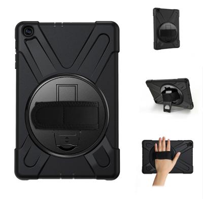 Ally Galaxy Tab A 10.1 (2019) T510-T515 Kılıf Shockproof 3 Katmanlı Standlı Zırh Kılıf