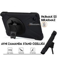 Ally Galaxy Tab  P200-P205 3 Katmanlı Standlı Zırh Kılıf-Shockproof