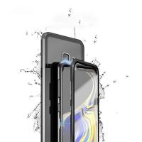 Ally Galaxy S9+plus Mıknatıslı 360 Koruma Arkası Cam Metal Frame Kılıf