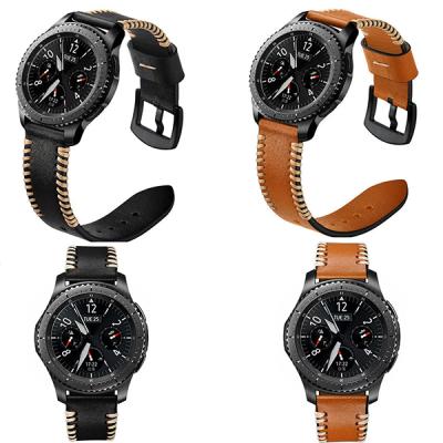 Ally Gear S3 Watch 4 46mm Deri El Yapımı Kordon Kayış