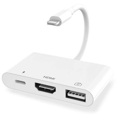 Ally İPhone-Lightning Hdmi Dijital AV Adaptör+ OTG Usb Hub