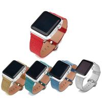 iWatch 1-2-3 42mm 4-5-44mm Kordon Kayış Deri İnce Sim İşlemeli