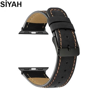 Ally Lüx Apple İwatch İçin 4-5 44MM 1-2-3 42MM Deri Kordon Kayış
