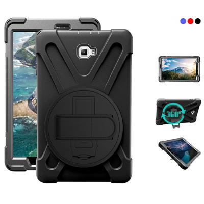 Ally Samsung Galaxy Tab A 10.1 (2016) T580,T585,T587 3 Katmanlı Standlı Zırh Kılıf