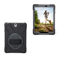 Ally Samsung Galaxy Tab A 9.7 T550, T555, 3 Katmanlı Standlı Zırh Kılıf