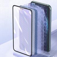 Baseus iPhone 11 Pro Max 3D Curved Full Anti Blue Ekran Koruyucu 0.25mm
