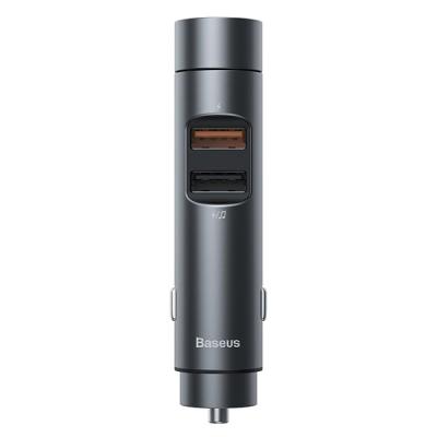 Baseus 18W hızılı Şarj  Column Bluetooth 5.0 Araç MP3 Dual Usb Araç Şarjı