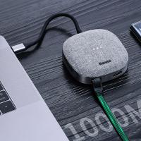Baseus Fabric Series 7 in1 HDMI RJ45 USB 3.0 Çok Fonksiyonlu Type-C HUB Adaptör
