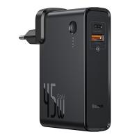Orj Baseus GaN 2in1 45W 10000mAh PowerBank+Hızlı Şarj Aleti C+U