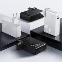 Orj Baseus GaN 2in1 45W 10000mAh PowerBank+Hızlı Şarj Aleti C+U