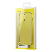 Baseus Glitter iPhone 12 Pro Şeffaf Lüx Silikon Kılıf Soft TPU