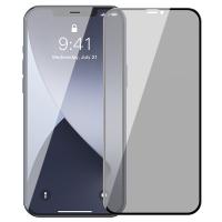 Baseus iPhone 12 Pro 0.23mm AntiSpy Çerçeveli Temper Cam Ekran Koruyucu 2 Adet Set