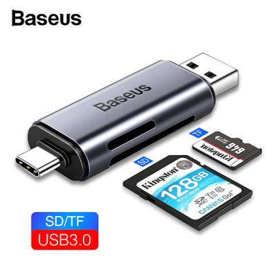 BASEUS Lentil Cabin USB3.0-Type-C+SD-TF Card Reader-Kart Okuyucu