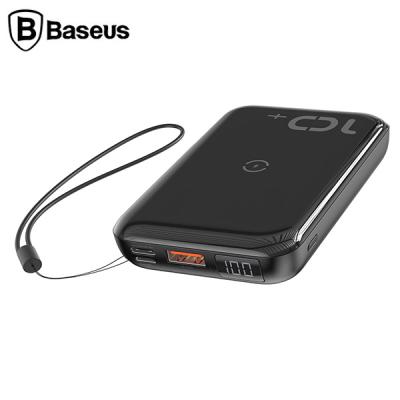 Baseus Mini S Bracket 10000mAh 10W Kablosuz Şarj PowerBank 18W