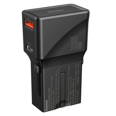 Baseus PPS TypeC+USB 18W Hızlı Şarj Universal Dönüştürücü Seyahat