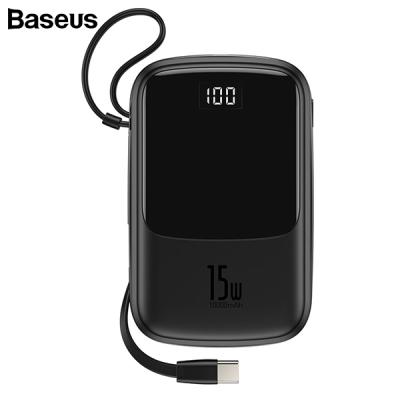 Baseus Q Pow 3A Dijital Gösterge 10000mAh PowerBank+Type-C Başlık